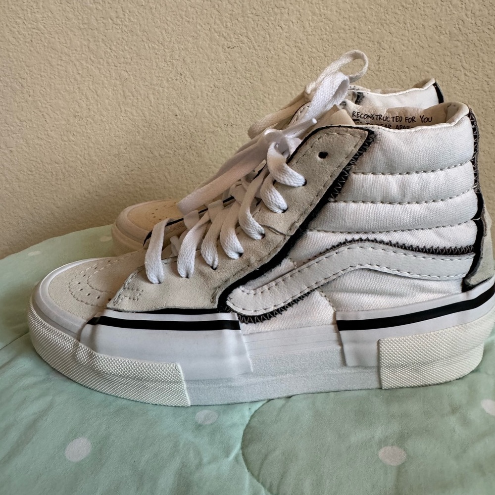 Vans White High-Top Sneakers